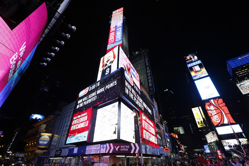 Times square billboard
